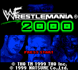 WWF WrestleMania 2000 (USA, Europe) Title Screen